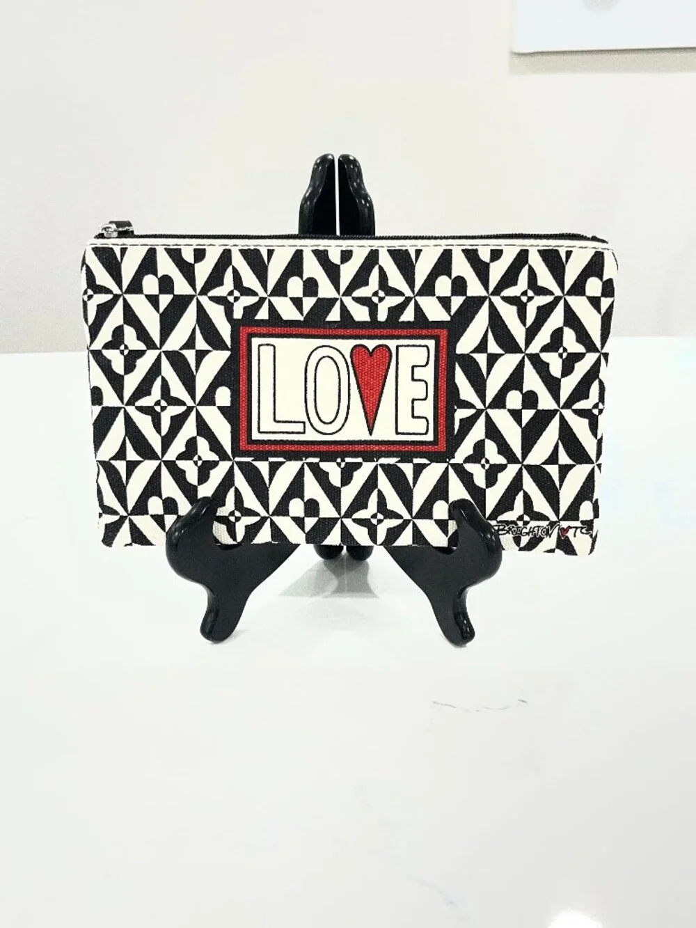 Brighton Look of Love Canvas Pouch